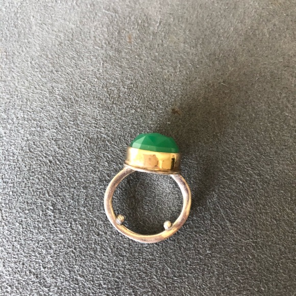 💚Jamie Joseph chrysoprase ring w/ 14k gold - Picture 5 of 6